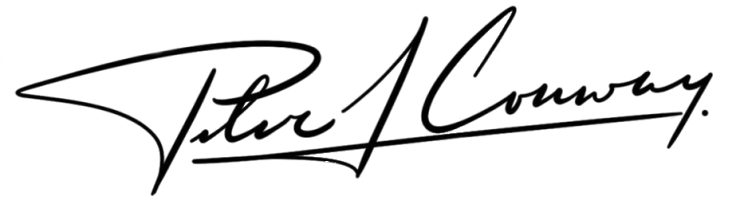 Peter J Conway signature